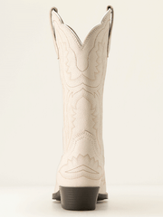 Ariat 10053781 Youth Casanova Western Boot Distressed Ivory back view. If you need any assistance with this item or the purchase of this item please call us at five six one seven four eight eight eight zero one Monday through Saturday 10:00a.m EST to 8:00 p.m EST