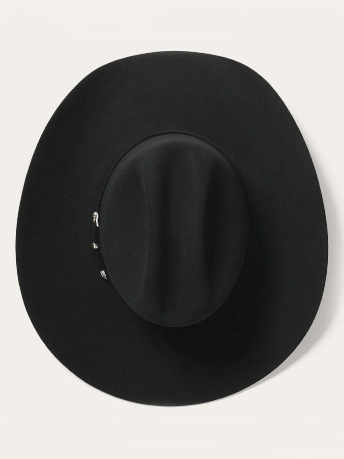 Stetson SFEPTN-754007 El Patron 30X Premier Felt Hat Black side / front view. If you need any assistance with this item or the purchase of this item please call us at five six one seven four eight eight eight zero one Monday through Saturday 10:00a.m EST to 8:00 p.m EST