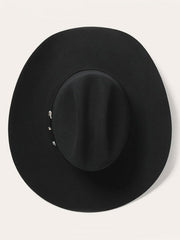 Stetson SFEPTN-754007 El Patron 30X Premier Felt Hat Black top view. If you need any assistance with this item or the purchase of this item please call us at five six one seven four eight eight eight zero one Monday through Saturday 10:00a.m EST to 8:00 p.m EST