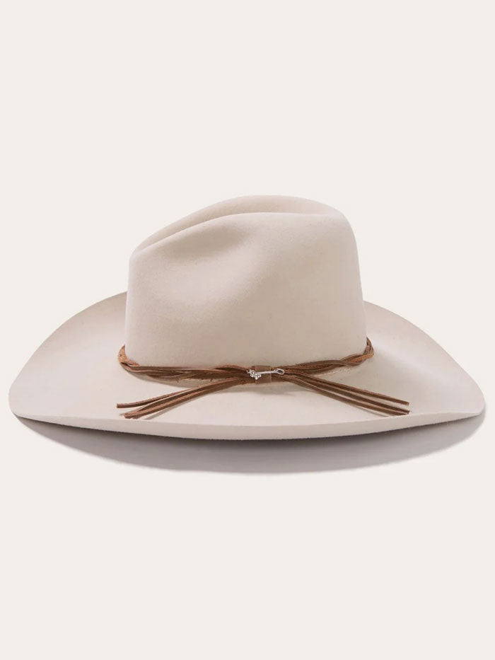 Stetson SFGUSS-504061 GUS 6X Felt Hat Silverbelly side / front view. If you need any assistance with this item or the purchase of this item please call us at five six one seven four eight eight eight zero one Monday through Saturday 10:00a.m EST to 8:00 p.m EST