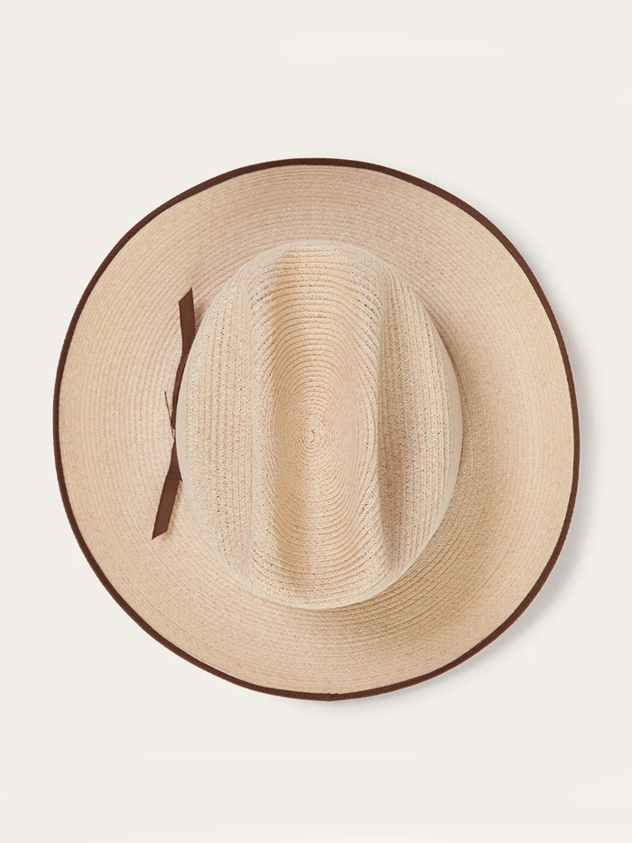 Stetson TSOPRH-052681 Open Road Hemp Straw Hat Natural front and side view. If you need any assistance with this item or the purchase of this item please call us at five six one seven four eight eight eight zero one Monday through Saturday 10:00a.m EST to 8:00 p.m EST