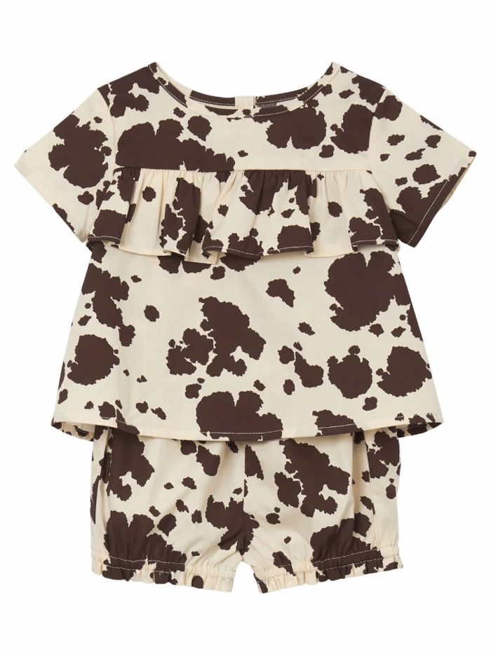 Wrangler 112344405 Baby Girl Top And Blommer Brown And Cream – J.C.  Western® Wear