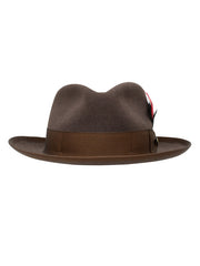 Stetson TWWIPTB102323 WHIPPET B Wool Fedora Hat Mink front view. If you need any assistance with this item or the purchase of this item please call us at five six one seven four eight eight eight zero one Monday through Saturday 10:00a.m EST to 8:00 p.m EST

