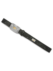 Tony Lama C42893 Mens Goldfield Belt Black front view. If you need any assistance with this item or the purchase of this item please call us at five six one seven four eight eight eight zero one Monday through Saturday 10:00a.m EST to 8:00 p.m EST