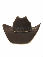 Resistol RWAMSK-304122 Jason Aldean Collection Amarillo Sky Felt Hat Chocolate full front view. If you need any assistance with this item or the purchase of this item please call us at five six one seven four eight eight eight zero one Monday through Saturday 10:00a.m EST to 8:00 p.m EST