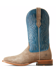 Ariat 10047071 Mens Circuit Rockridge Western Boot Smokey Roughout outter side view. If you need any assistance with this item or the purchase of this item please call us at five six one seven four eight eight eight zero one Monday through Saturday 10:00a.m EST to 8:00 p.m EST