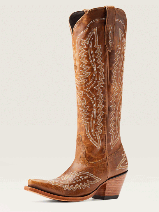 Ariat 10044481 Womens Casanova Western Boot Shades Of Grain front and side view. If you need any assistance with this item or the purchase of this item please call us at five six one seven four eight eight eight zero one Monday through Saturday 10:00a.m EST to 8:00 p.m EST