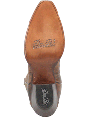 Dan Post DP4275 Womens Silvie Leather Boot Brown sole view. If you need any assistance with this item or the purchase of this item please call us at five six one seven four eight eight eight zero one Monday through Saturday 10:00a.m EST to 8:00 p.m EST