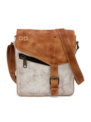 Bed Stu A610012-NTTNRS-X Womens Venice Beach Crossbody Handbag Nectar Lux Tan Rustic front view. If you need any assistance with this item or the purchase of this item please call us at five six one seven four eight eight eight zero one Monday through Saturday 10:00a.m EST to 8:00 p.m EST