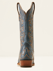 Ariat 10050894 Womens Hazen Western Boot Blueberry back view. If you need any assistance with this item or the purchase of this item please call us at five six one seven four eight eight eight zero one Monday through Saturday 10:00a.m EST to 8:00 p.m EST