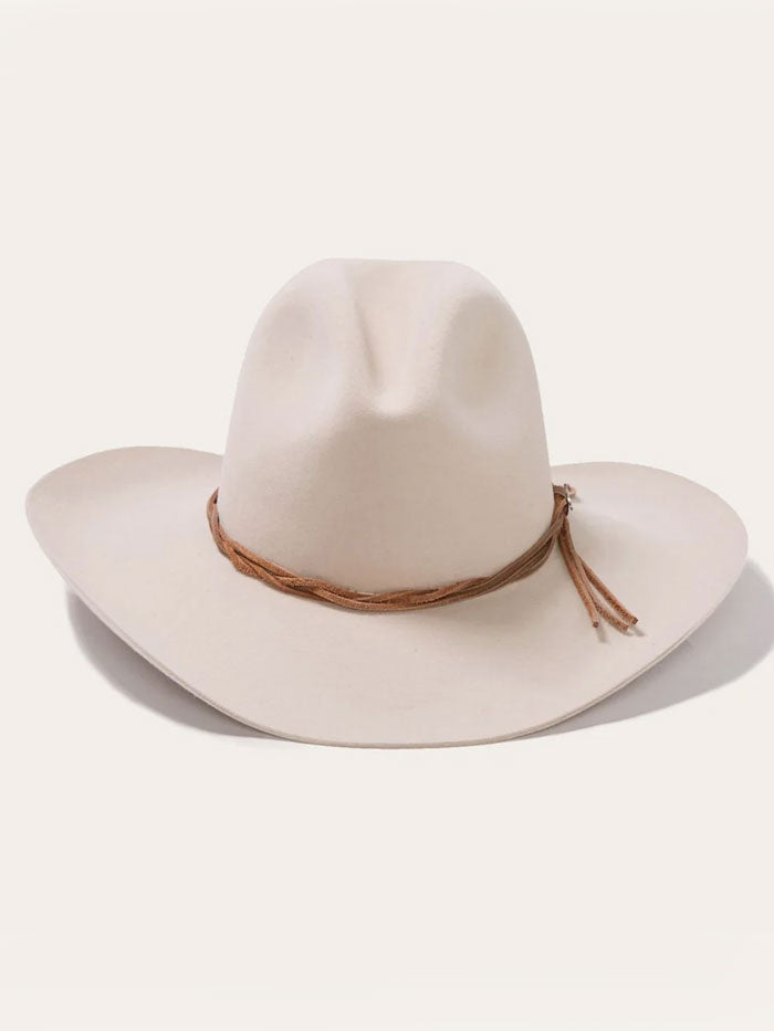 Stetson SFGUSS-504061 GUS 6X Felt Hat Silverbelly side / front view. If you need any assistance with this item or the purchase of this item please call us at five six one seven four eight eight eight zero one Monday through Saturday 10:00a.m EST to 8:00 p.m EST