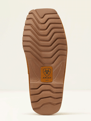 Ariat 10039032 Womens Jackie Square Toe Slipper Chestnut sole view. If you need any assistance with this item or the purchase of this item please call us at five six one seven four eight eight eight zero one Monday through Saturday 10:00a.m EST to 8:00 p.m EST