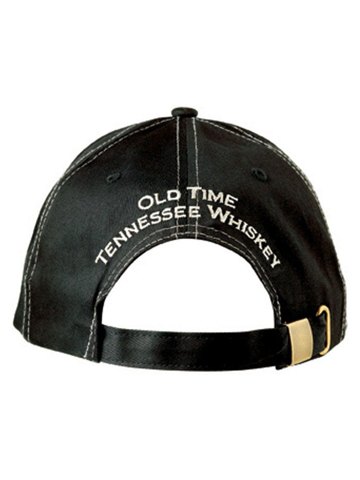 Jack Daniels JD77-G Cap Black side front view. If you need any assistance with this item or the purchase of this item please call us at five six one seven four eight eight eight zero one Monday through Saturday 10:00a.m EST to 8:00 p.m EST