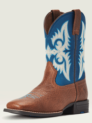 Ariat 10042597 Kids Lonestar Western Boot Ridge Red Dirt Road front and side view. If you need any assistance with this item or the purchase of this item please call us at five six one seven four eight eight eight zero one Monday through Saturday 10:00a.m EST to 8:00 p.m EST