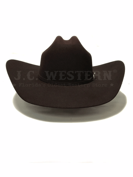 Serratelli BEAUMONT414BC 6X Felt Western Hat Black Cherry  front view. If you need any assistance with this item or the purchase of this item please call us at five six one seven four eight eight eight zero one Monday through Saturday 10:00a.m EST to 8:00 p.m EST
