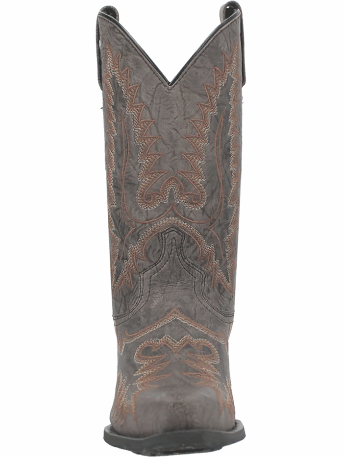 Laredo 68545 Mens Kilpatrick Snip Toe Western Boots Grey front and side view. If you need any assistance with this item or the purchase of this item please call us at five six one seven four eight eight eight zero one Monday through Saturday 10:00a.m EST to 8:00 p.m EST