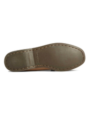 Sperry 9155240 Womens Authentic Original Boat Leather Shoe Sahara Tan sole view. If you need any assistance with this item or the purchase of this item please call us at five six one seven four eight eight eight zero one Monday through Saturday 10:00a.m EST to 8:00 p.m EST
