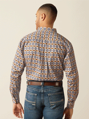 Ariat 10052613 Mens Tennessee Classic Fit Shirt Blue back. If you need any assistance with this item or the purchase of this item please call us at five six one seven four eight eight eight zero one Monday through Saturday 10:00a.m EST to 8:00 p.m EST