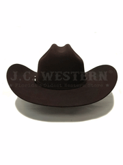 Serratelli BEAUMONT414BC 6X Felt Western Hat Black Cherry  back view. If you need any assistance with this item or the purchase of this item please call us at five six one seven four eight eight eight zero one Monday through Saturday 10:00a.m EST to 8:00 p.m EST