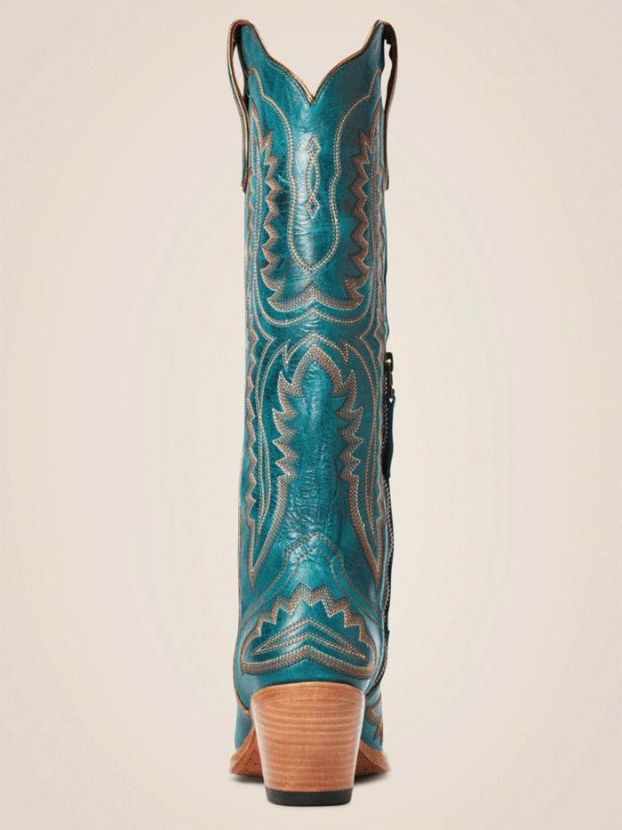 Ariat 10034004 Womens Casanova Western Boot Turquoise front and outter side view. If you need any assistance with this item or the purchase of this item please call us at five six one seven four eight eight eight zero one Monday through Saturday 10:00a.m EST to 8:00 p.m EST