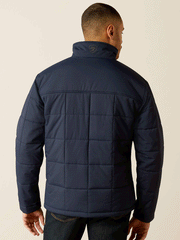 Ariat 10052869 Mens Crius Insulated Jacket Dark Sapphire back view. If you need any assistance with this item or the purchase of this item please call us at five six one seven four eight eight eight zero one Monday through Saturday 10:00a.m EST to 8:00 p.m EST