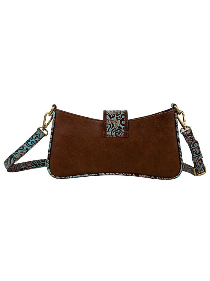 Myra Bag S-8080 Womens Marta Plains Hairon Leather Bag Brown front view. If you need any assistance with this item or the purchase of this item please call us at five six one seven four eight eight eight zero one Monday through Saturday 10:00a.m EST to 8:00 p.m EST