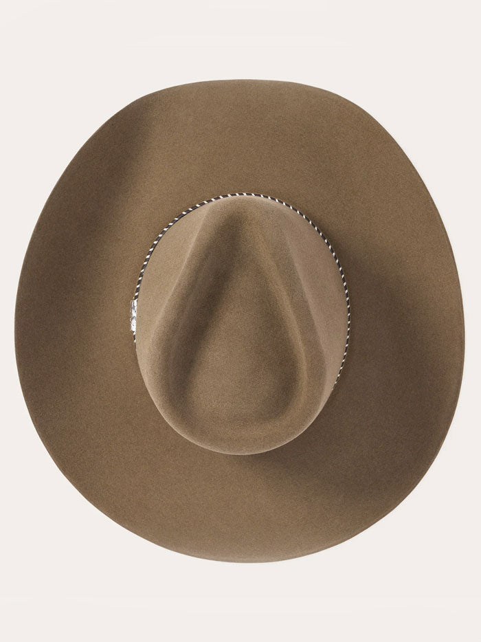 Stetson SFACST-4442B5 Acoustic 6X Felt Hat Driftwood side / front view. If you need any assistance with this item or the purchase of this item please call us at five six one seven four eight eight eight zero one Monday through Saturday 10:00a.m EST to 8:00 p.m EST