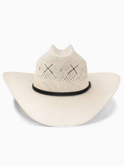 Resistol RSALMX-304281 20X George Strait Collection Straw Hat Natural front view. If you need any assistance with this item or the purchase of this item please call us at five six one seven four eight eight eight zero one Monday through Saturday 10:00a.m EST to 8:00 p.m EST