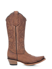Circle G L6274 Womens Embroidery Western Boot Shedron side view. If you need any assistance with this item or the purchase of this item please call us at five six one seven four eight eight eight zero one Monday through Saturday 10:00a.m EST to 8:00 p.m EST