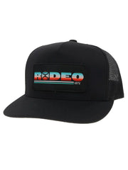 Hooey 2153T-BK RODEO Hat Serape Black front view. If you need any assistance with this item or the purchase of this item please call us at five six one seven four eight eight eight zero one Monday through Saturday 10:00a.m EST to 8:00 p.m EST