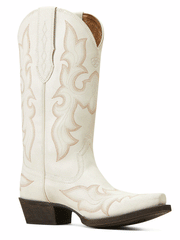 Ariat 10046996 Womens Jennings StretchFit Boot Distressed Ivory inner side view. If you need any assistance with this item or the purchase of this item please call us at five six one seven four eight eight eight zero one Monday through Saturday 10:00a.m EST to 8:00 p.m EST