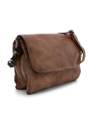 Bed Stu A694440-TNRS-X Womens Ziggy Crossbody Handbag Tan Rustic front and side view. If you need any assistance with this item or the purchase of this item please call us at five six one seven four eight eight eight zero one Monday through Saturday 10:00a.m EST to 8:00 p.m EST
