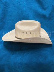 Justin JS1156BKHL4004 10X BLACK HILLS Straw Cowboy Hat Ivory right side view. If you need any assistance with this item or the purchase of this item please call us at five six one seven four eight eight eight zero one Monday through Saturday 10:00a.m EST to 8:00 p.m EST