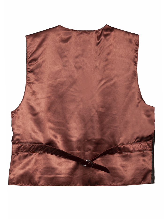 Scully 2001-29 Kids Lambskin Vest Brown front view. If you need any assistance with this item or the purchase of this item please call us at five six one seven four eight eight eight zero one Monday through Saturday 10:00a.m EST to 8:00 p.m EST