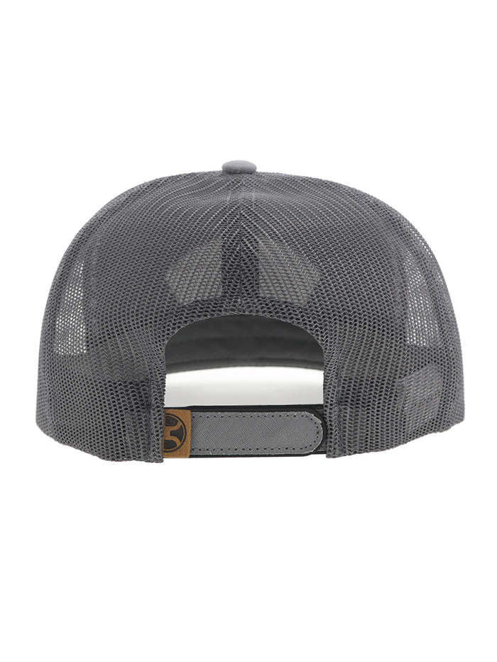 Hooey 5032T-GY CAVVY Punchy High Profile Snapback Hat Grey front and side view. If you need any assistance with this item or the purchase of this item please call us at five six one seven four eight eight eight zero one Monday through Saturday 10:00a.m EST to 8:00 p.m EST