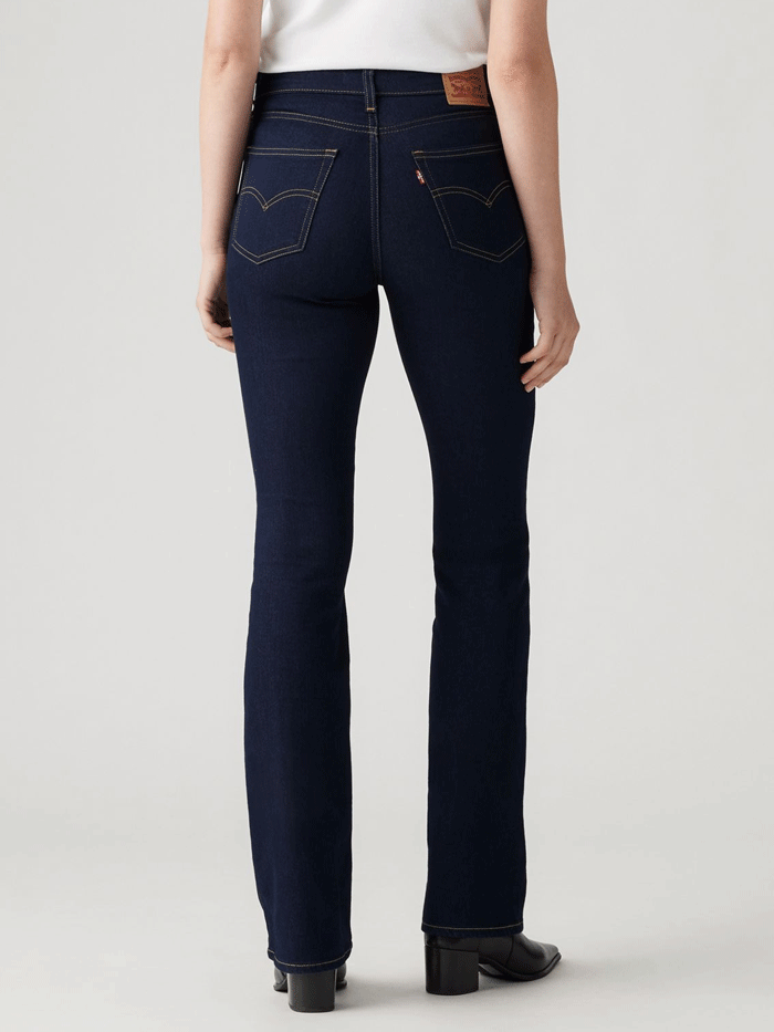 Levi's 187590050 Womens 725 High Rise Bootcut Jeans Cast Shadows front view. If you need any assistance with this item or the purchase of this item please call us at five six one seven four eight eight eight zero one Monday through Saturday 10:00a.m EST to 8:00 p.m EST

