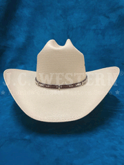 Resistol RSHAZE-304281 HAZER 10X George Strait Collection Straw Hat Natural front view. If you need any assistance with this item or the purchase of this item please call us at five six one seven four eight eight eight zero one Monday through Saturday 10:00a.m EST to 8:00 p.m EST