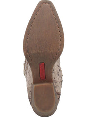 Laredo 52461 Womens SHAWNEE Leather Boot Natural sole view. If you need any assistance with this item or the purchase of this item please call us at five six one seven four eight eight eight zero one Monday through Saturday 10:00a.m EST to 8:00 p.m EST