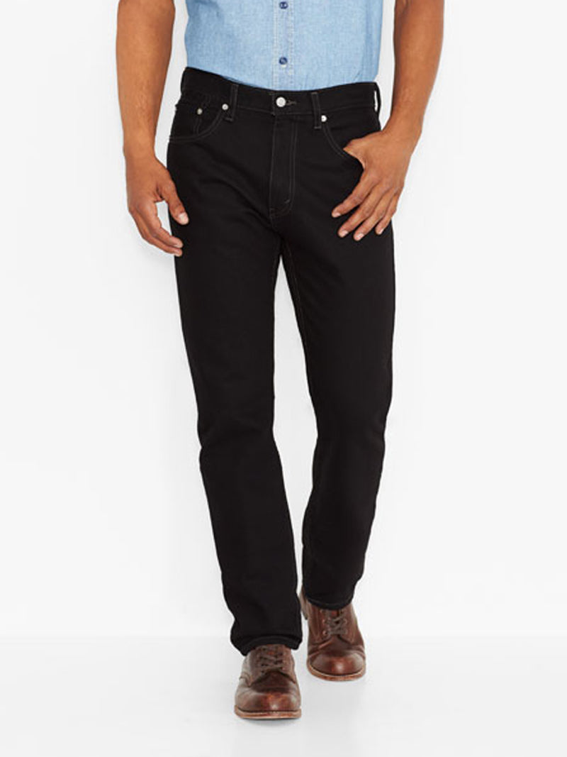ADVANCE / LEVI'S 505 × CROSS LEATHER DENIM PANTS - GANGSTA