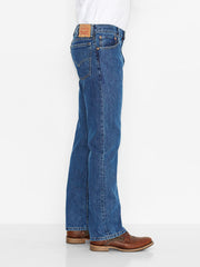 Levi's 005174891 Mens 517 Mid Rise Slim Fit Bootcut Jeans Medium Stonewash side view. If you need any assistance with this item or the purchase of this item please call us at five six one seven four eight eight eight zero one Monday through Saturday 10:00a.m EST to 8:00 p.m EST