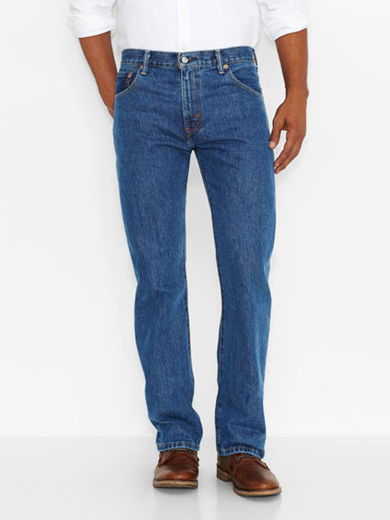 Levi's 005174891 Mens 517 Mid Rise Slim Fit Bootcut Jeans Medium Stonewash