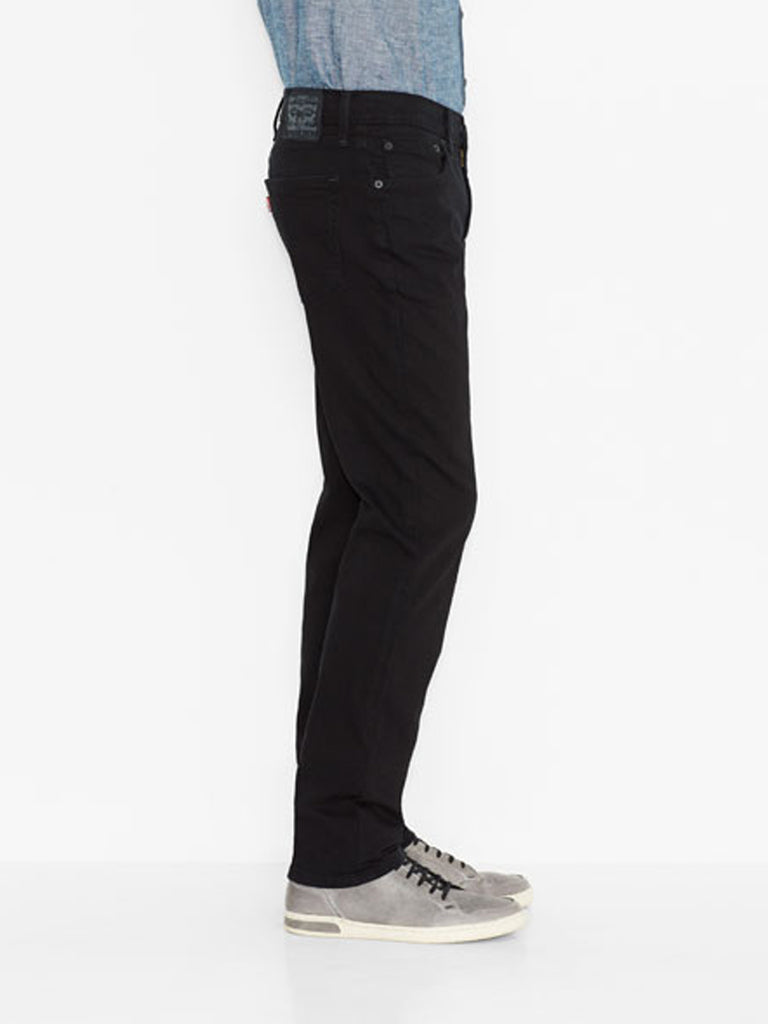 Levi's 045114406 Mens 511 Slim Fit Jeans Black front view. If you need any assistance with this item or the purchase of this item please call us at five six one seven four eight eight eight zero one Monday through Saturday 10:00a.m EST to 8:00 p.m EST
