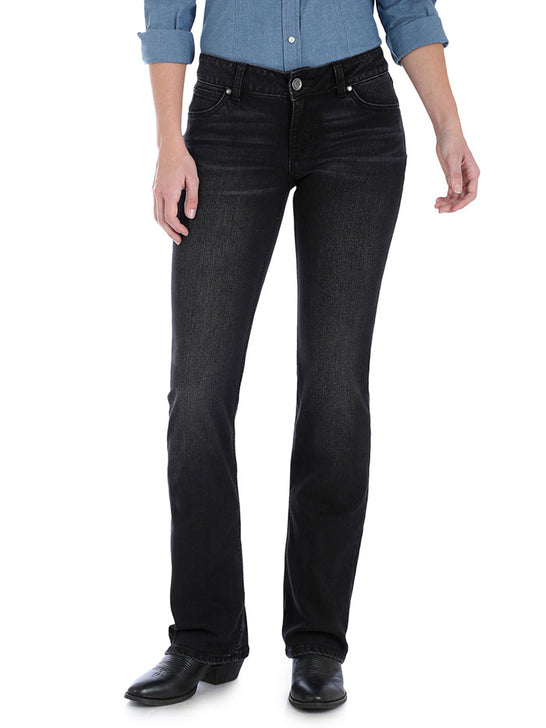 Wrangler 09MWZTY Womens Retro Straight Leg Mae Jean Trinity front view. If you need any assistance with this item or the purchase of this item please call us at five six one seven four eight eight eight zero one Monday through Saturday 10:00a.m EST to 8:00 p.m EST