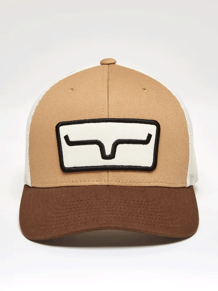 Kimes Ranch THE CUTTER Trucker Cap Brown front view