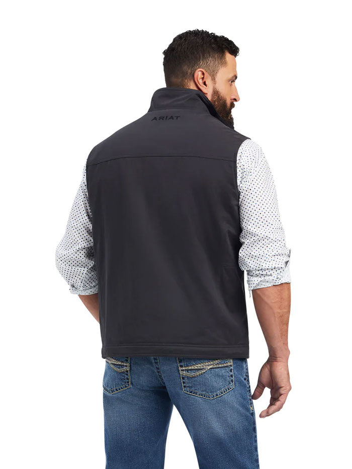 Ariat 10037390 Mens Grizzly Concealed Carry Insulated Vest Phantom front view. If you need any assistance with this item or the purchase of this item please call us at five six one seven four eight eight eight zero one Monday through Saturday 10:00a.m EST to 8:00 p.m EST