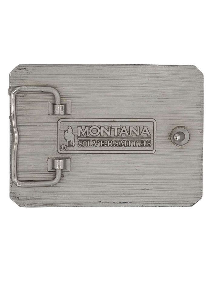 Montana Silversmiths A900WC God Family CountrySquared Warrior Collection Attitude Buckle front view. If you need any assistance with this item or the purchase of this item please call us at five six one seven four eight eight eight zero one Monday through Saturday 10:00a.m EST to 8:00 p.m EST