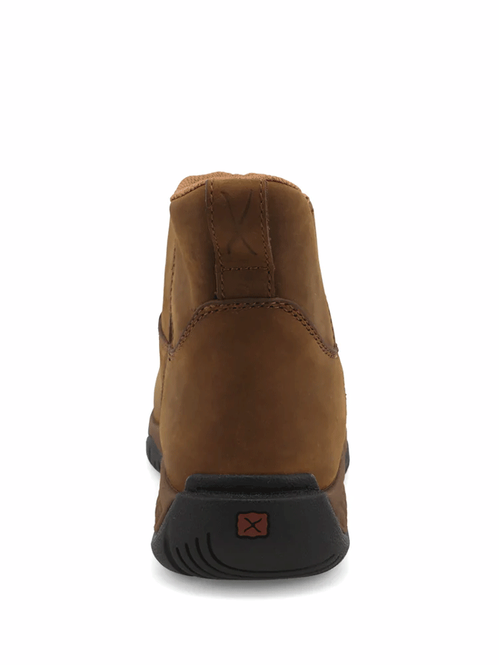 Twisted X WAXW002 Womens 4 Inch All Around Work Boot Oiled Saddle front and side view. If you need any assistance with this item or the purchase of this item please call us at five six one seven four eight eight eight zero one Monday through Saturday 10:00a.m EST to 8:00 p.m EST