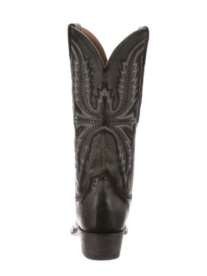 Lucchese M5066.S54 Womens MARCELLA Western Boot Anthracite Grey side / front view. If you need any assistance with this item or the purchase of this item please call us at five six one seven four eight eight eight zero one Monday through Saturday 10:00a.m EST to 8:00 p.m EST