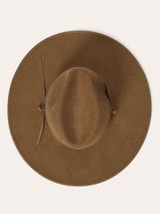Stetson OWHODN-0240B5 HOLDEN Crushable Water Resistant Wool Hat Driftwood top view. If you need any assistance with this item or the purchase of this item please call us at five six one seven four eight eight eight zero one Monday through Saturday 10:00a.m EST to 8:00 p.m EST