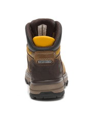 Caterpillar P91218 Mens Excavator Superlite Waterproof Carbon Composite Toe Work Boot Dark Beige back view. If you need any assistance with this item or the purchase of this item please call us at five six one seven four eight eight eight zero one Monday through Saturday 10:00a.m EST to 8:00 p.m EST